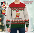 Personalized pet face Christmas ugly sweater