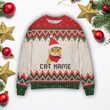 Personalized pet face Christmas ugly sweater