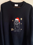 Embroidered Custom Dog Christmas Jumper Sweatshirt