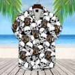 Custom Skull Short-Sleeve Hawaiian Shirt