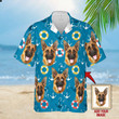 Custom Sea Pattern Short-Sleeve Hawaiian Shirt