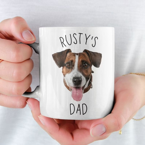 Custom Photo Pet Mug Dog Dad Mug