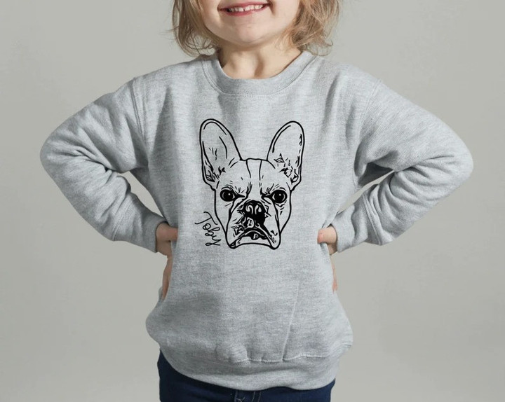 Kids Custom Pet Portrait Sweatshirt