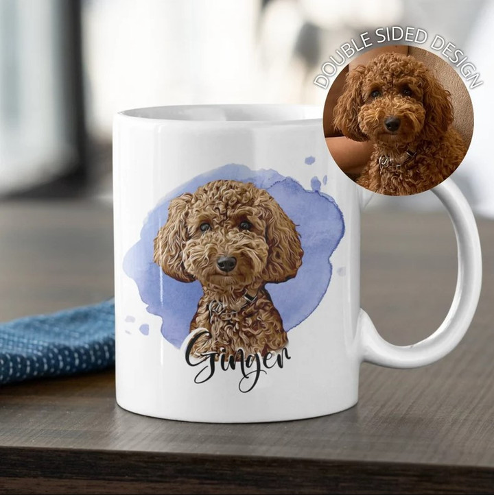 Custom Pet Mug, Dog Lover Coffee Mug
