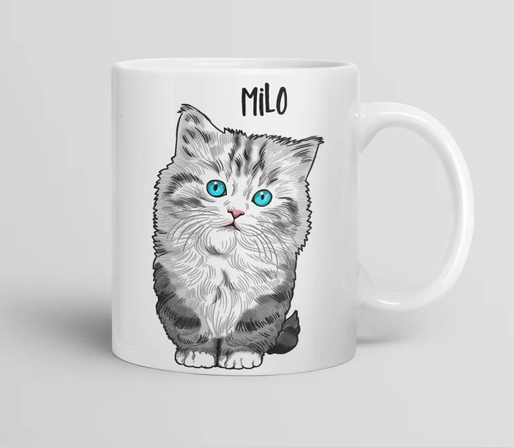 Custom Pet Portrait Full Body Coffee Mug