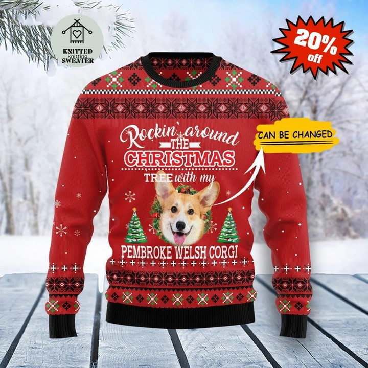 Custom Pet Face Dog Cat Rockin’ Custom Face Funny Ugly Sweater