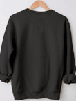 Vintage Wicked Witch Print Long Sleeve Sweatshirt