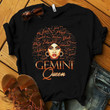 A Queen Was Born In June Tee Shirt, Afro June Queen Shirt, Gemini Queen June Gift, Birthday Gift Unisex T-Shirt - ATMTEE