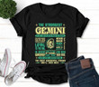 Gemini Unisex T-Shirt, The Strongest Gemini, Gemini Birthday Shirt, Birthday Gift T-Shirt - ATMTEE