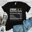 Virgo Nutrition Facts Shirt, Virgo Birthday Shirt, Astrology Shirt, Birthday Gift For Her Unisex T-Shirt - ATMTEE