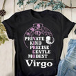Virgo Private Kind Precise Gentle Modest Virgo, Birthday Gift For Her Unisex T-Shirt - ATMTEE