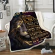 Personalized Lion Son Blanket, To My Son I Close My Eyes For But A Moment And Suddenly Sherpa Blanket - ATMTEE
