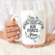Proud Air Force Mom, Air Force Mom Coffee Mug - USAF Mom White Mug - ATMTEE