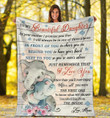 To My Beautiful Daughter Just Remember That I Love You Elephant Fleece Blanket - ATMTEE