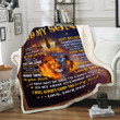 To My Son I Asked God For A Best Friend He Sent Me You Fleece Blanket - ATMTEE