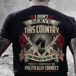 Veteran Shirt, Veteran Day Gift, Veterans Day Unisex T-Shirt, I Didn't Serve This Country T-Shirt - ATMTEE