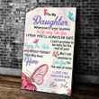 Personalized To My Daughter Wherever Your Journey In Life May Take You I Pray You'll Always Be Safe Canvas - ATMTEE
