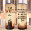 Personalized Tumblers, To My Wife Our Home Ain't No Castle Stainless Steel Tumbler - ATMTEE