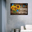 Sunflower And Butterfly Every Day Is A New Beginning Canvas, Motivation Quotes Canvas