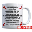 Personalized Gift For Granddaughter, The Beat Of My Heart Granddaughter Mug, Granddaughter Christmas Present Mug - ATMTEE