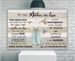 Gift For Mother's Day, To My Mother In Law Canvas You Mean Way Too Much For Me To Call You Mother-in-law Flowers Canvas - ATMTEE