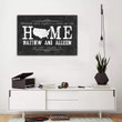 Personalized Wherever We're Together Is Where We Call Home Canvas - ATMTEE