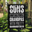 Veteran Flag, Guns Don't Kill People Grandpas Will Pretty Garden Flag - ATMTEE