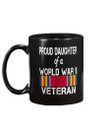 Proud Daughter Of A World War II Veteran US Military Mug - ATMTEE