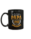 Vintage 60th Birthday Papa Gift Since 1960 Dad Mug - ATMTEE