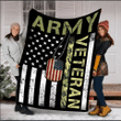 Army Veteran Blanket, Gift For Army Veteran Fleece Blanket - ATMTEE