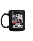 I'm A Dad Pop-Pop And A Veteran Nothing Scares Me Gift Mug - ATMTEE