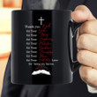 Thank you God For Your Grace, For Your Mercy Jesus Black Mug