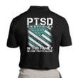 PTSD Shirt, PTSD Awareness In This Family No One Fights Alone Polo Shirt