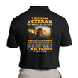 Vietnam Veteran Shirt, Who Wrote A Blank Check Made Payable To The United States Veteran Polo Shirt