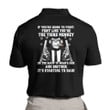 If You're Going To Fight, Fight Like You're The Third Monkey Polo Shirt