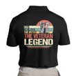 Veteran Dad Shirt, Dad The Man The Myth The Veteran Legend Polo Shirt