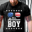 All American Boy Summertime Patriotic 4th of July Memorial T-Shirt