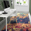Cute Autumn Leaves Pattern Background Print Area Rug