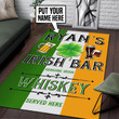 personalized irish pub rug 05480