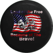 Jeep Liberty Tire Cover With Free Land Because of Brave - Jeep Tire Covers