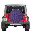 Cool Polynesian Nation Violet Hawaii Spare Tire Cover - Jeep Tire Covers