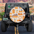 Cats In Cardboard Transportation Boxes Cartoon Spare Tire Cover - Jeep Tire Covers