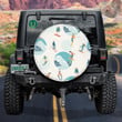 Sports Men And Women In The Ski Resort And Mountains Spare Tire Cover - Jeep Tire Covers