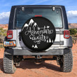 Adventure Awaits Car Spare Tire Gift For Campers - Jeep Tire Covers