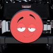 Emotion Red Face Spare Tire Cover Gift For Campers - Jeep Tire Covers