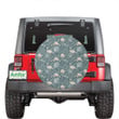 Cool Hawaii Tropical Flamingos And Tropical Plants Hawaii Spare Tire Cover - Jeep Tire Covers