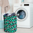 Leopard Zebra Print Laundry Basket