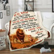Dad Blanket, Father's Day Gift Ideas, To My Dad Thank You For All The Special Lion Fleece Blanket - ATMTEE