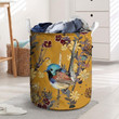 Tropical Floral Bird Laundry Basket