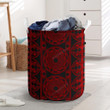 Circle Red  Laundry Basket